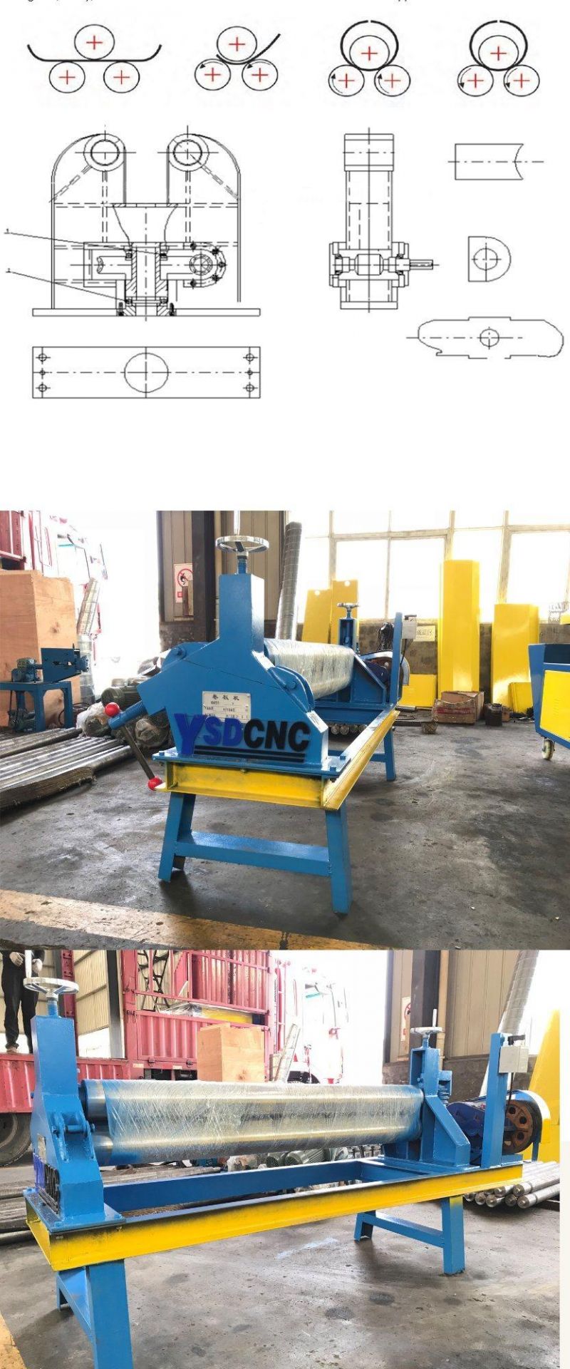 3 Rollers Steel Rolling Machine Manufacturers