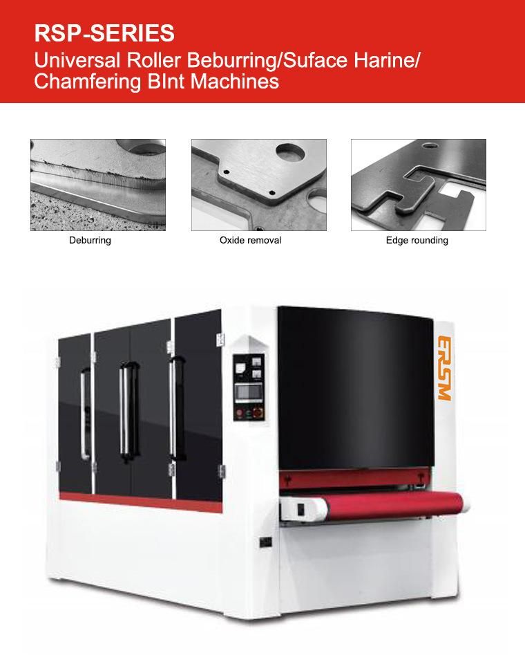 Dry Processing Working Width 800-1600mm Metal Deburring and Polishing Machine