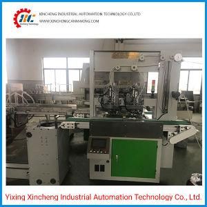Double-Head Can Lid Assembly Machine in Can Production Line