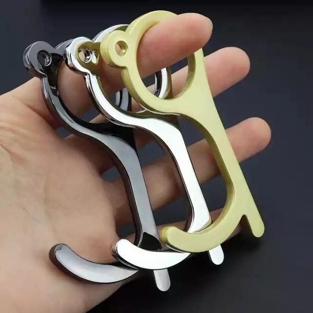 Factory Customized Metal Fabrication New Arrival No Touch Metal Brass Door Opener