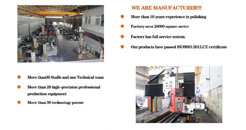 Automatic Steel Pipe Polish and Grinding Machine for Tube External Surface Treament with CE Standard