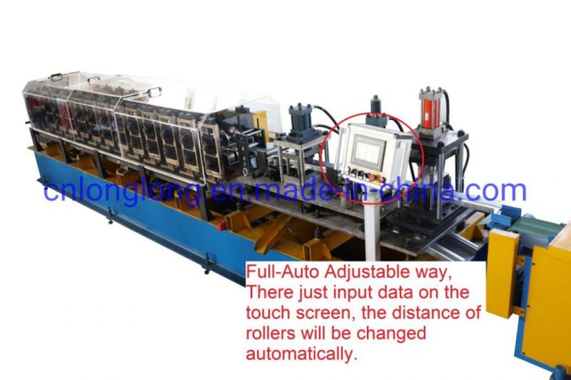 Drywall&Ceiling Profiles Width&Height Automatic Adjustable Roll Forming Machine with Automatic Packing Machine