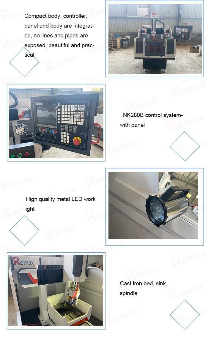 Metal Milling CNC Router Machine with Low Cost