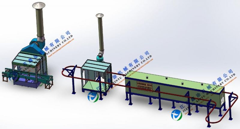 Complete Automatic Flocking Line with Flocking Machine