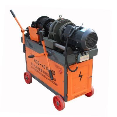 Hgs-40 Steel Bar Threading Machine Factory Direct Supply