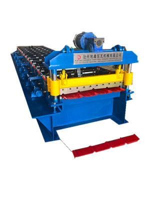 Dx 840 Roofing Tile Trapezoidal Roof Wall Panel Roll Forming Machine for Sale