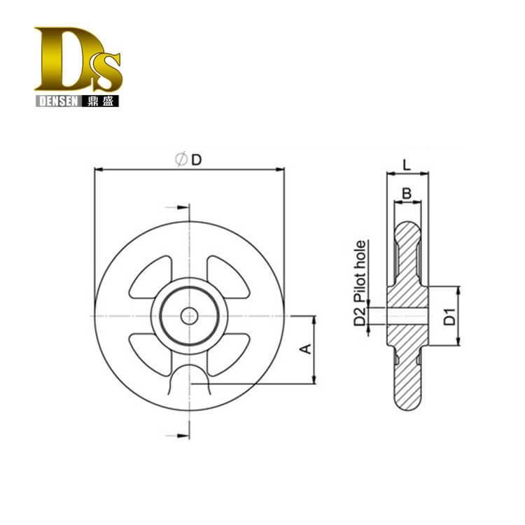 Densen Customized High Quality Aluminium Locomotive Part High Pressure Die Casting Components