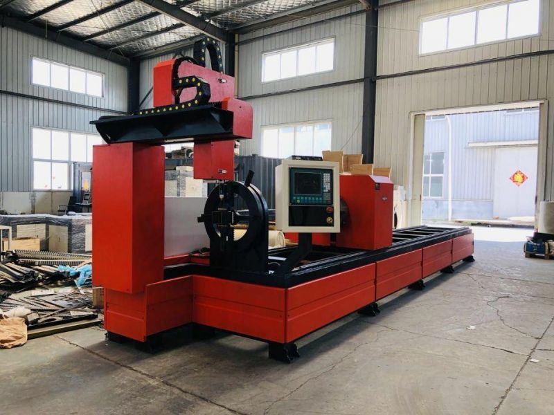 Ca-P3000 6000 Square Tube CNC Plasma Cutting Machine for Plasma Metal Cutting