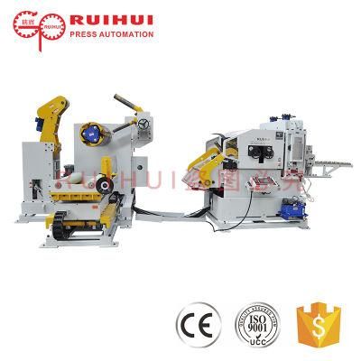 Coiled Strip Steel Sheet Stamping Feeder Mechanical Punch Pneumatic Punch Is Equipped with Automatic Feeder