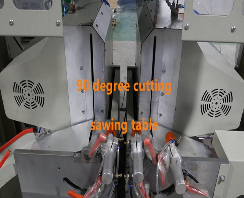 Hot Popular Double Head Mitre Saw for Aluminium 45 90 Degree Window Door Cutting Machinery