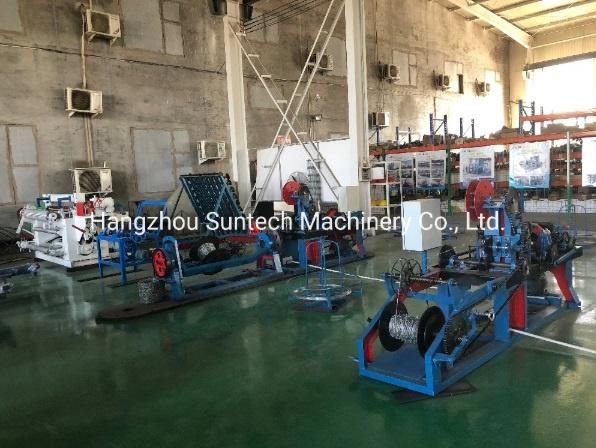 High Quality Automatic Double Strand Barbed Wire Making Machine