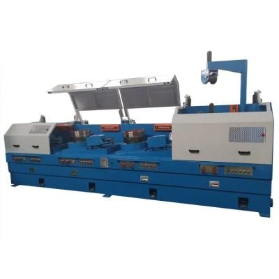 Straight Line Iron Wire Drawing Equipment Machine 1.0-2.5 mm Copper Wire with PLC for Sale
