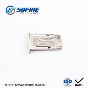 Powder Metallurgy Sintered OEM Custom SIM Card Tray for Mobile Phone Accessory