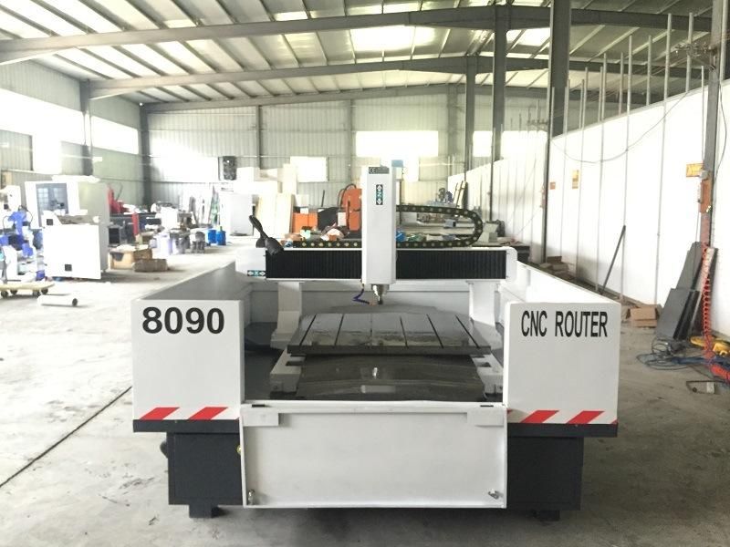 Big Cutting Work Strong Table CNC Router Machine CNC Milling Machine with 800*900 mm Work Area.