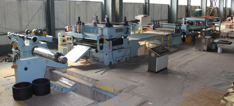 Cold/Hot Rolled Galvanized Steel Cut to Length Line Leveling Machine