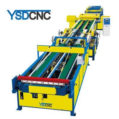 10 Inch LCD Touch Screen HVAC Duct Line 5 Making Machine