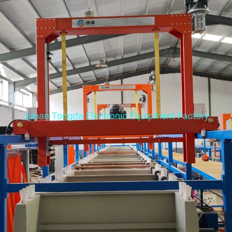 Automatic Crane Type Metal Plating Machine Electroplating Line for Zinc Nickel Chrome Plating