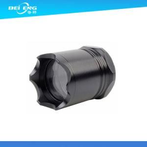CNC Machining Aluminum Camera Optical Lens Parts High Aesthetic Black Anodized