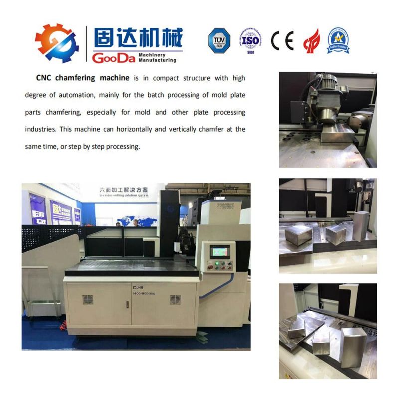 Gooda Djx3-1200-300 CNC Trinity Ganged Chamfering Machine with Auto-Measurement/Tool-Seeting