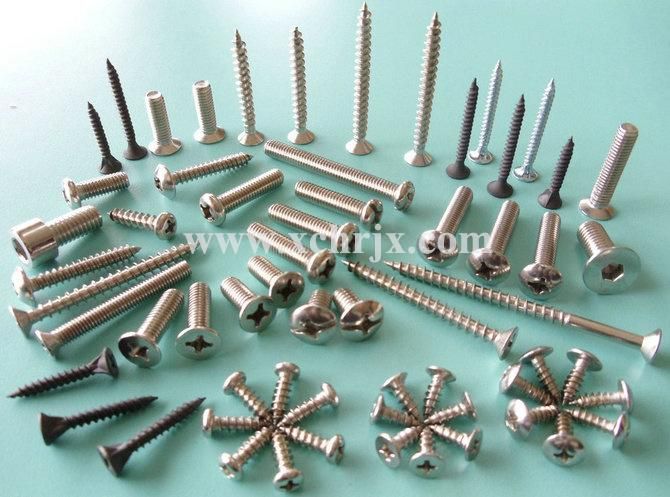 Full Line Set Machines for Making Nails and Screws with Mesh Belt Furnace Full Automtic Screw Making Machine
