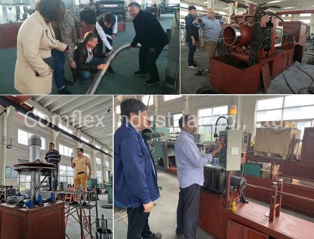 Hydroforming Flexible Metal Duct / Flexible Tap Connector Forming Machine