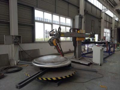 PLC Controlled Dished End Buffing Machine and Surface Grind Machine for Pressure Vessel with CE Standard for Sale