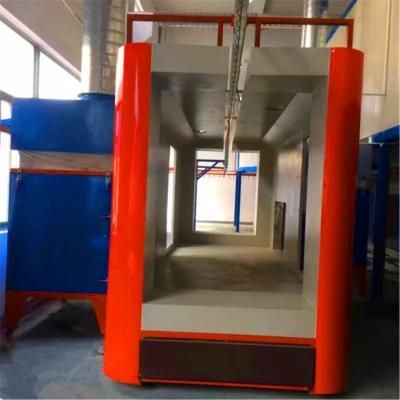 China Electrostatic Manual Powder Coating Spray Booth for Furniture with Ce