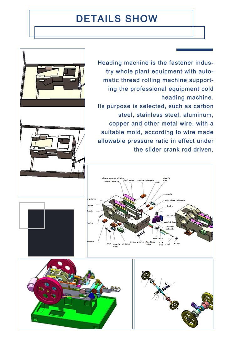 High Quality One Die Two Blow Screw Making Machine