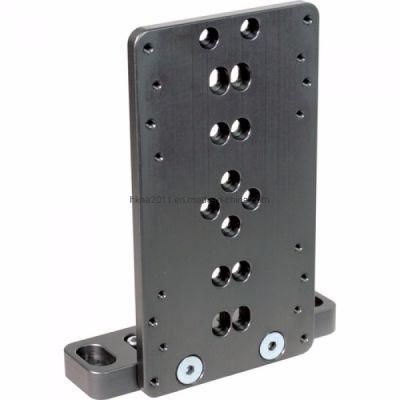 CNC Machined Vertical Mount Cheese Plate for Battery Tripod