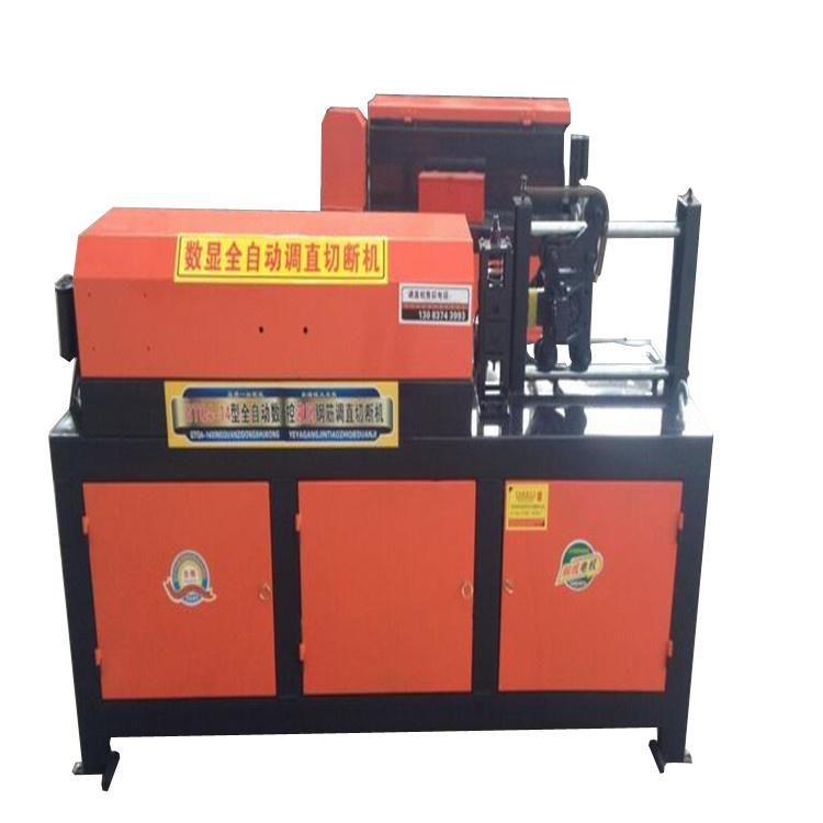 CNC Automatic Rebar Wire Straightener and Cutter Machine