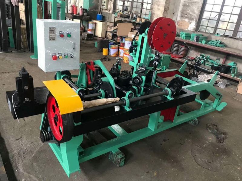 CS-a High Speed Double Strand Barbed Wire Making Machine