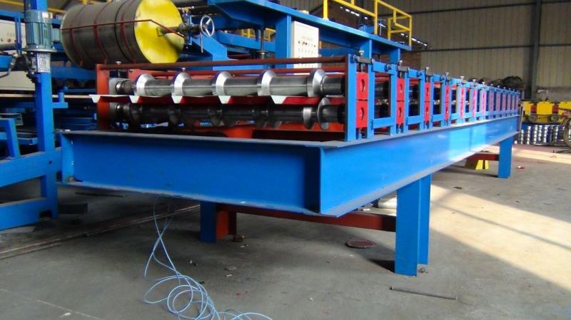 980 Outdoor Exterior Wall Insulation Decoration EPS Sandwich Panel Roll Forming Machine for Sale