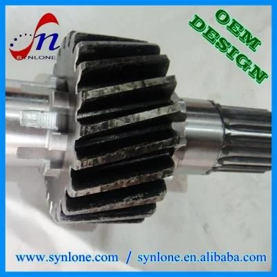 Custom Carbon Steel Worm Gear Shaft for Motor Assy
