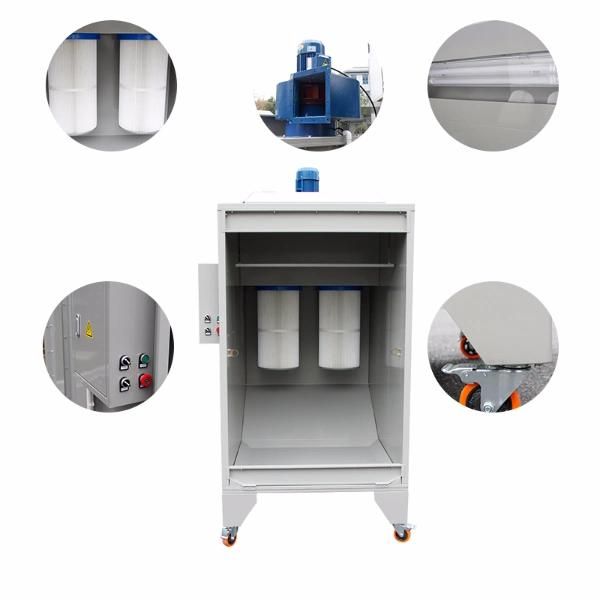 Small Commercial Manual Powder Coating System for Car Wheel