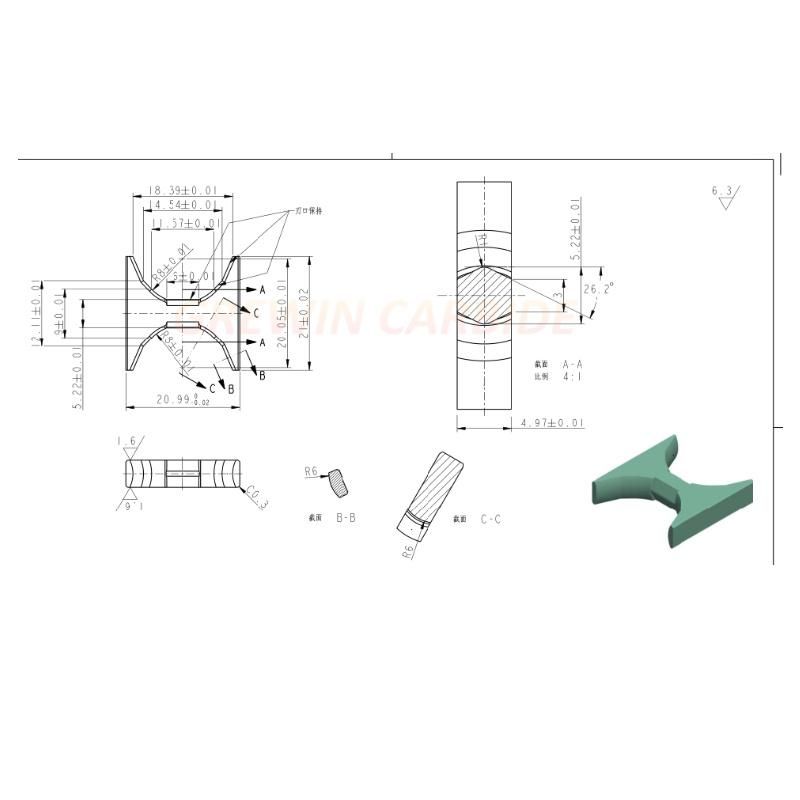 Gw Carbide-Tops Quality of Carbide Insert for Car Electrode Sharpening in Customized Shape