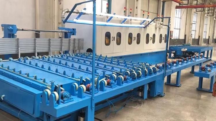 Automatic Steel Pipe Surface Cleaning Rust Removal Polishing Machine