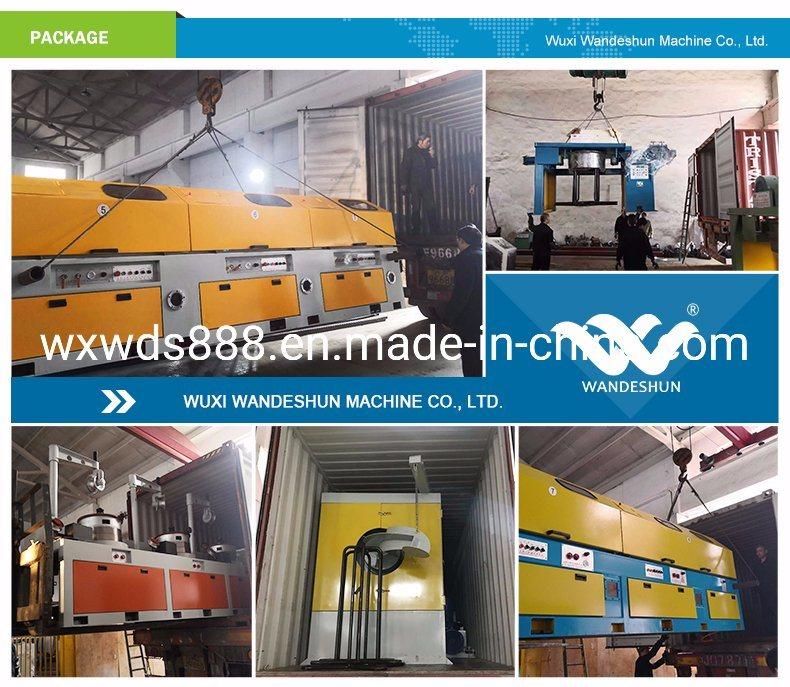 Wuxi Famous Brand Dry Type Carbon Steel Wire Lz10/560 Straight Line Wire Drawing Machine