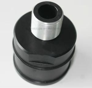 Custom CNC Machining Aluminum Parts Rapid Prototype with Black Painting
