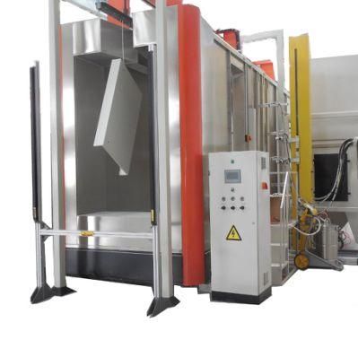 Automatic Stainless Steel Powder Coating Booth with Multi-Cyclone
