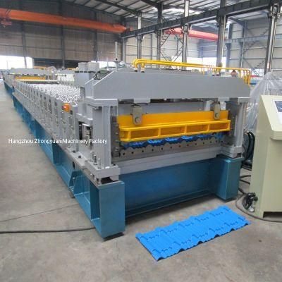 Build Materials Aluminum Sheet Step Tile Roll Forming Machine with ISO/Ce/Soncap