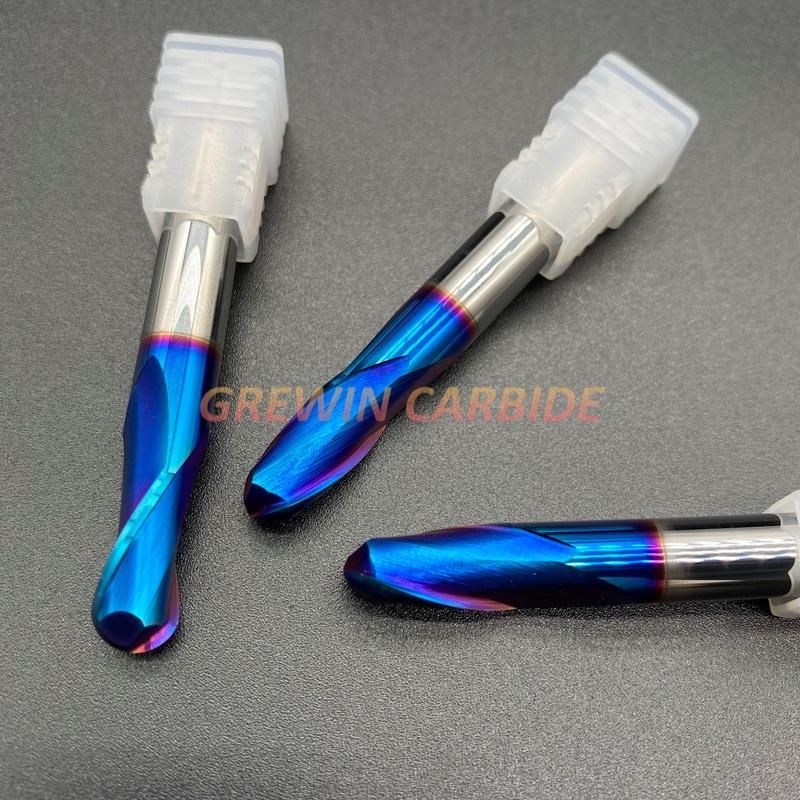 Grewin-Tungsten Carbide Ball Nose End Mill for Stainless Steel