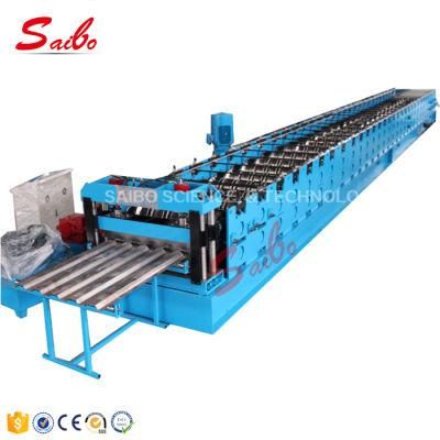 YX44 Metal Deck Roll Forming Machine 25 Stations with Wall Panel Structure
