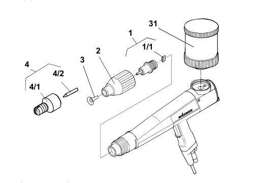 0351225 Deflector Replacment for C2 Powder Gun