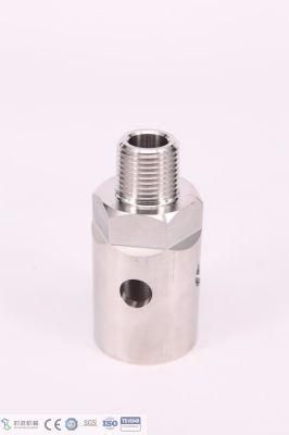 CNC Turning 316 L Stainless Steel 1-1/2&quot; Gas Lift Valve Seat Housing for Wind Power Generation Equipment Accessories