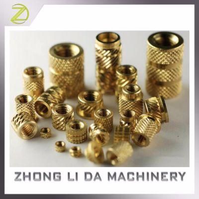 Custom Precision Brass Knurled Threaded Insert