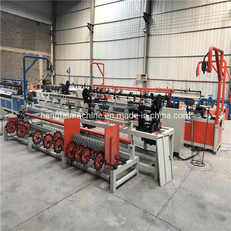 Ht-3000 Fully Automatic Cyclon Mesh Chain Link Fence Machine
