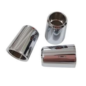 Custom Molded Aluminum Chrome Plating CNC Machining Parts for Bathroom Accessories