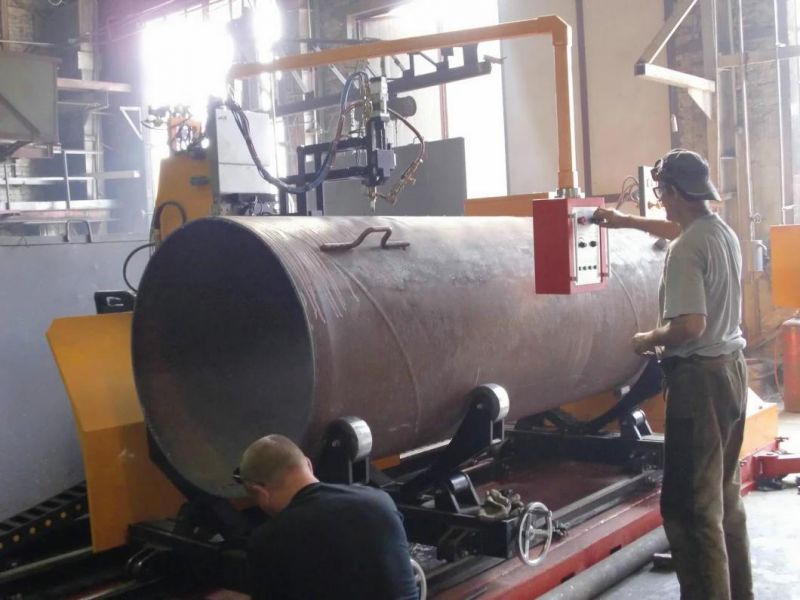 3D CNC Pipe Profile Plasma Bevel Cutter
