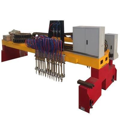 Gantry Type CNC Plasma Gas Metal Cutting Machine/Multi Flame Torches Cutting Machine