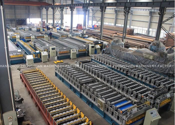 Mitsubishi PLC Floor Decking Roll Forming Machine